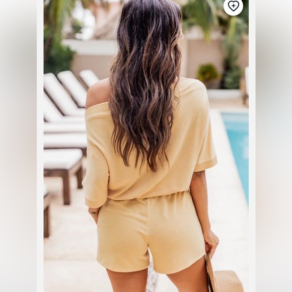 Truthfully Trendy Yellow Romper - Picture 5 of 5